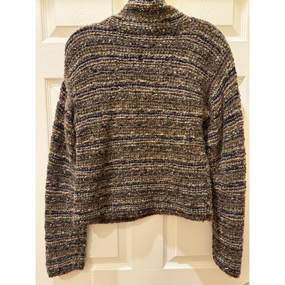 Vintage Company Ellen Tracy Striped Wool Blend Sweater P - Picture 4 of 6